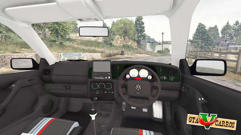 Volkswagen Golf GTI Mk3 v1.1 [replace] for GTA 5 - interior