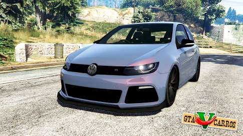 Volkswagen Golf R Mk6 [replace] for GTA 5 - front view