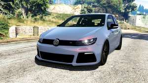 Volkswagen Golf R Mk6 [replace] for GTA 5 - front view