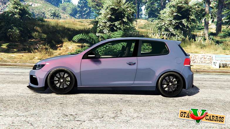 Volkswagen Golf R Mk6 [replace] for GTA 5 - side view