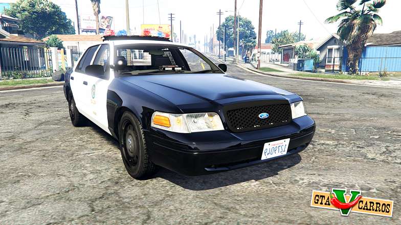 Ford Crown Victoria Los Santos Police [replace] for GTA 5 - front view