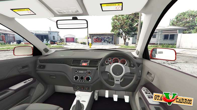 Mitsubishi Lancer Evolution IX [replace] for GTA 5 - interior
