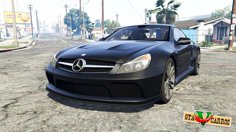 Mercedes-Benz SL 65 AMG (R230) v1.2 [replace] for GTA 5 - front view