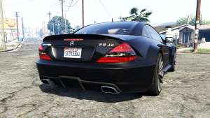 Mercedes-Benz SL 65 AMG (R230) v1.2 [replace] for GTA 5 - rear view