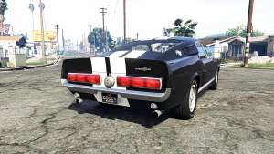 Ford Mustang GT500 1967 v1.2 [replace] for GTA 5 - rear view