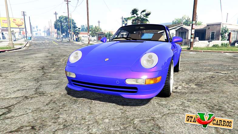 Porsche 911 Carrera RS (993) 1995 v1.2 [replace] for GTA 5 - front view