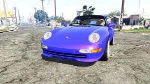 Porsche 911 Carrera RS (993) 1995 v1.2 [replace] for GTA 5 - front view