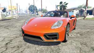 Porsche Boxster GTS (981) v1.2 [replace] for GTA 5 - front view