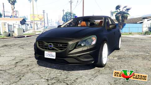 Volvo S60 unmarked police [replace] for GTA 5 - front view
