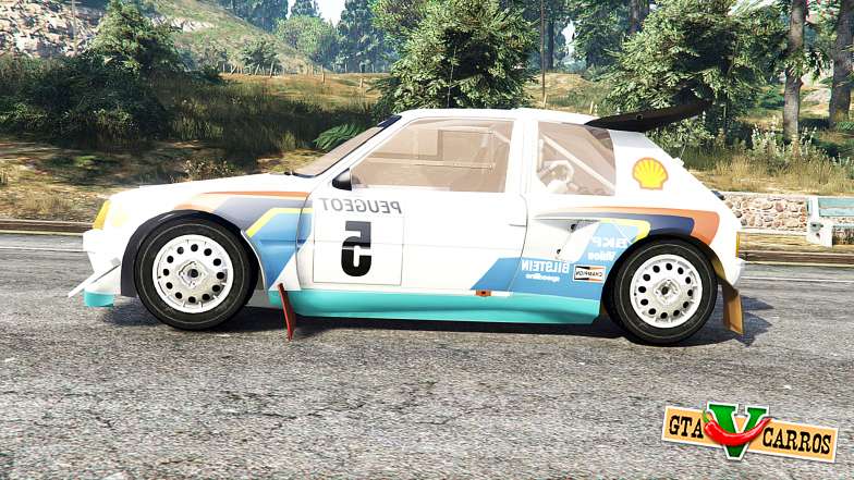 Peugeot 205 T16 [replace] or GTA 5 - side view