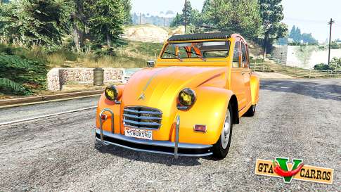 Citroen 2CV v1.2 [replace] for GTA 5 - front view