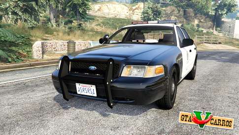 Ford Crown Victoria Police [replace] for GTA 5 - front view