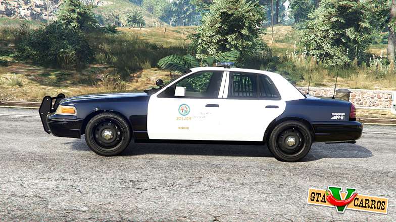 Ford Crown Victoria Police [replace] for GTA 5 - side view