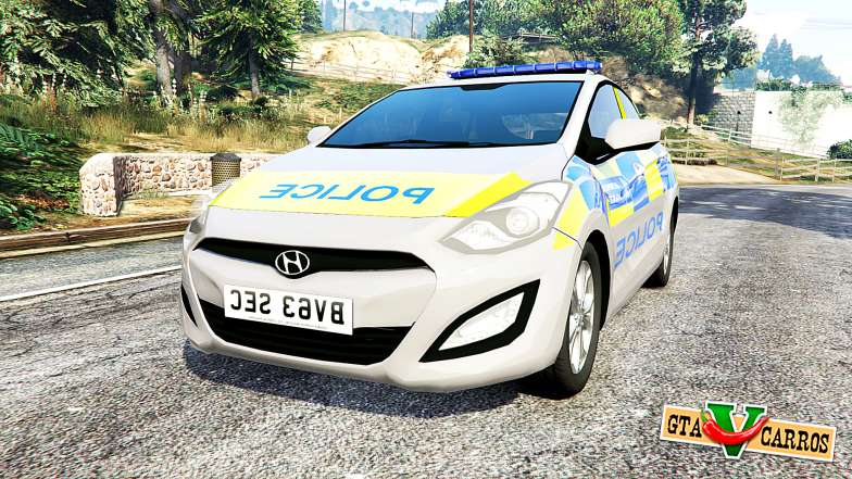 Hyundai i30 (GD) metropolitan police [replace] for GTA 5 - front view