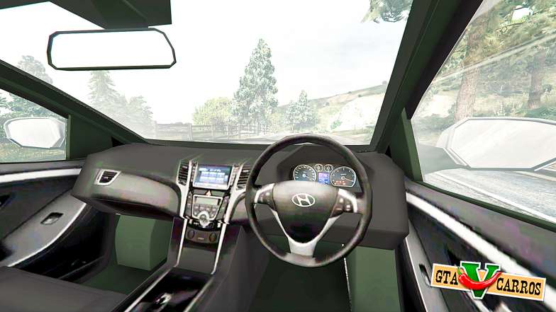 Hyundai i30 (GD) metropolitan police [replace] for GTA 5 - interior