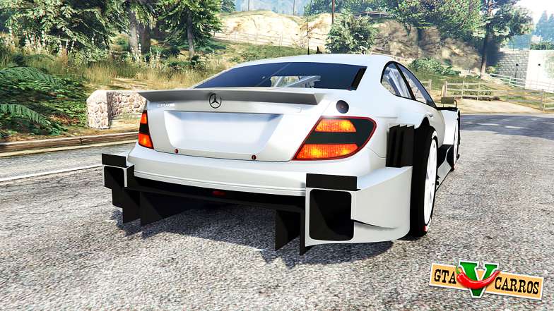 Mercedes-Benz C 63 AMG (C204) DTM v1.2 [replace] for GTA 5 - rear view