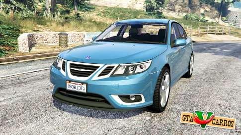Saab 9-3 Turbo X [replace] for GTA 5 - front view
