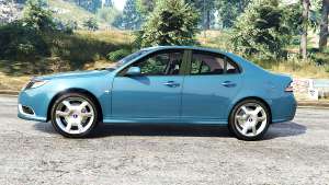 Saab 9-3 Turbo X [replace] for GTA 5 - side view