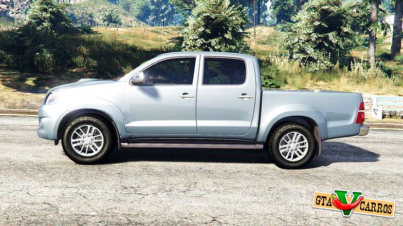 Toyota Hilux Double Cab 2012 [replace] for GTA 5 - side view