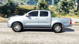 Toyota Hilux Double Cab 2012 [replace] for GTA 5 - side view
