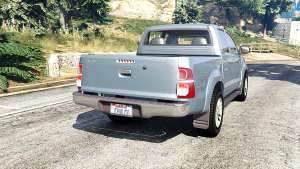 Toyota Hilux Double Cab 2012 [replace] for GTA 5 - rear view