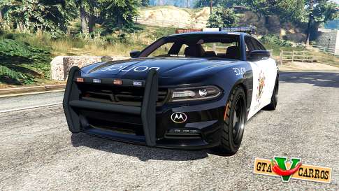 Dodge Charger RT 2015 LSPD [replace] for GTA 5 - front view