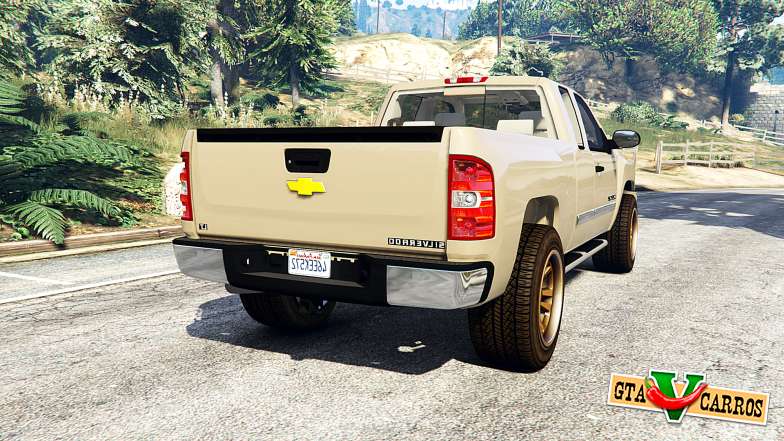 Chevrolet Silverado 1500 LT v0.5 [replace] for GTA 5 - rear view