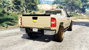 Chevrolet Silverado 1500 LT v0.5 [replace] for GTA 5 - rear view