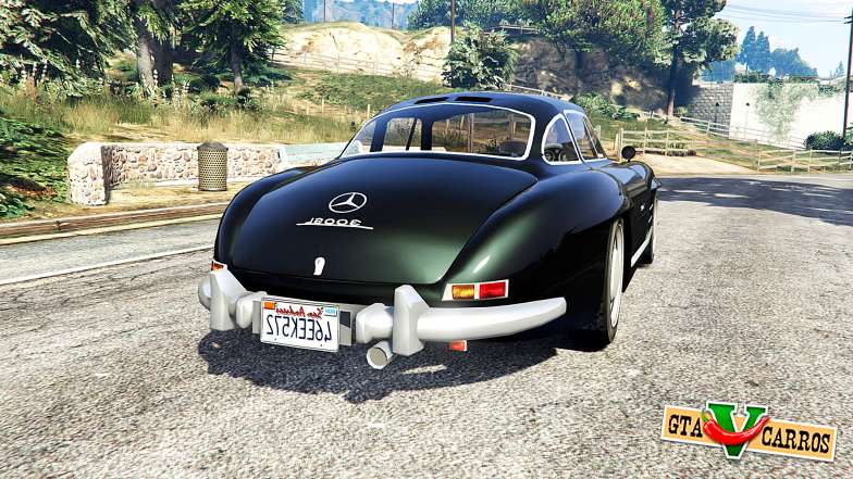 Mercedes-Benz 300 SL (W198) 1954 [replace] for GTA 5 - rear view