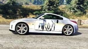 Nissan 350Z (Z33) [replace] for GTA 5 - side view