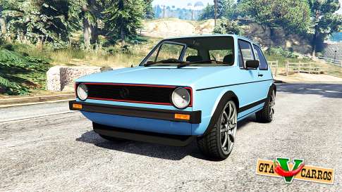Volkswagen Golf GTI Mk1 [replace] for GTA 5 - front view