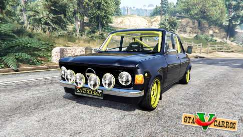 Zastava 1100p rally v2.0 [replace] for GTA 5 - front view