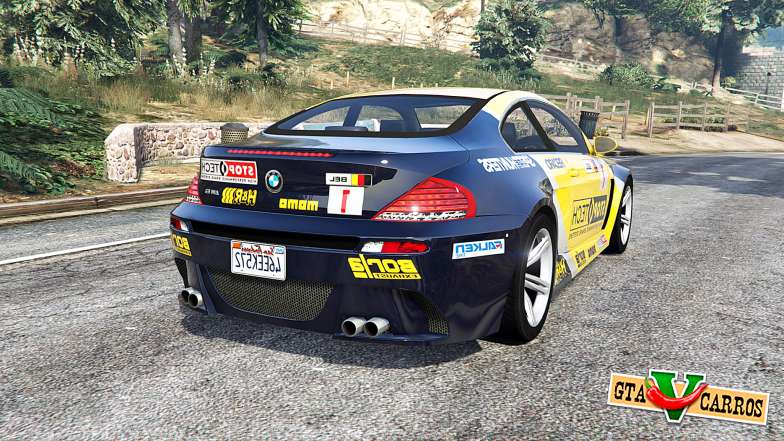 BMW M6 (E63) WideBody StopTech v0.3 [replace] for GTA 5 - rear view