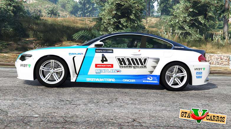 BMW M6 (E63) WideBody Volk v0.3 [replace] for GTA 5 - side view