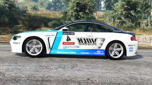BMW M6 (E63) WideBody Volk v0.3 [replace] for GTA 5 - side view