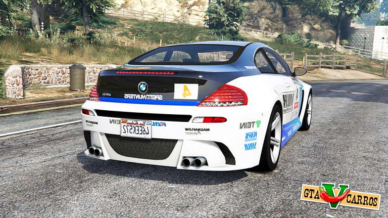 BMW M6 (E63) WideBody Volk v0.3 [replace] for GTA 5 - rear view