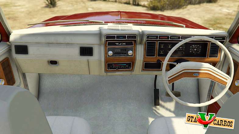 Ford Bronco MudSlinger 1980 for GTA 5 - interior