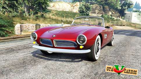 BMW 507 1959 v2.0 [replace] for GTA 5 - front view