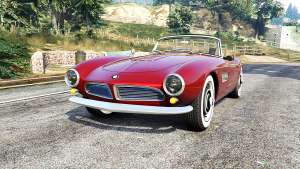 BMW 507 1959 v2.0 [replace] for GTA 5 - front view
