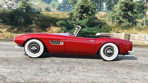BMW 507 1959 v2.0 [replace] for GTA 5 - side view