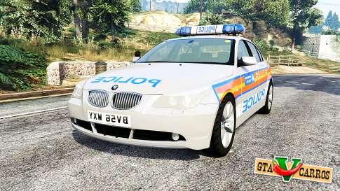 BMW 525d (E60) Metropolitan Police [replace] for GTA 5 - front view
