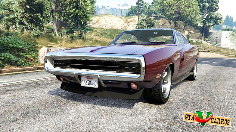 Dodge Charger RT SE (XS29) 1970 [replace] for GTA 5 - front view