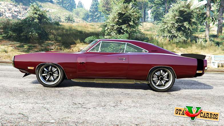 Dodge Charger RT SE (XS29) 1970 [replace] for GTA 5 - side view