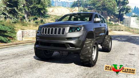 Jeep Grand Cherokee SRT8 2013 v0.5 [replace] for GTA 5 - front view