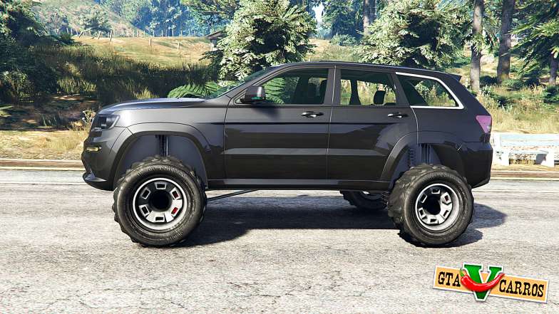 Jeep Grand Cherokee SRT8 2013 v0.5 [replace] for GTA 5 - side view