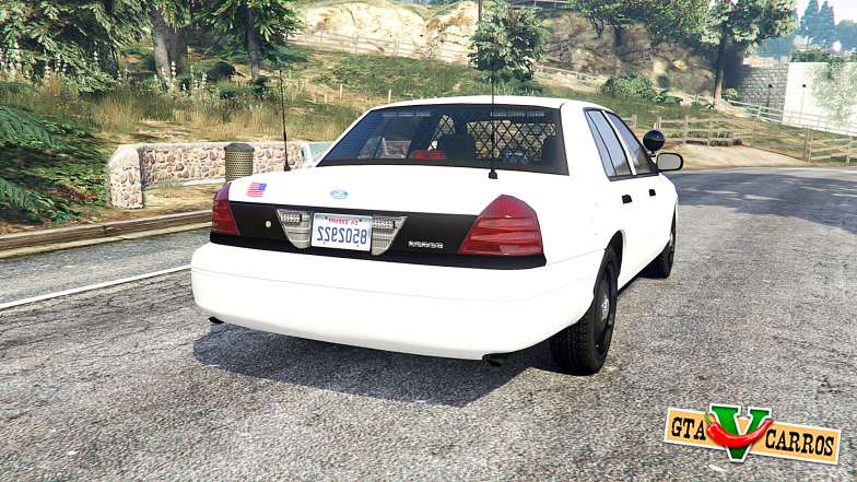 Ford Crown Victoria Unmarked CVPI v2.0 [replace] for GTA 5 - rear view