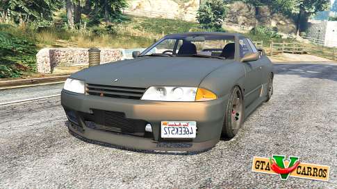 Nissan Skyline GT-R (BNR32) v0.5 [replace] for GTA 5 - front view