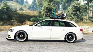 Audi RS 4 Avant (B8) 2014 v1.1 [replace] for GTA 5 - side view