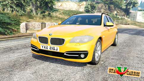 BMW 525d Touring (F11) 2015 (UK) v1.1 [replace] for GTA 5 - front view