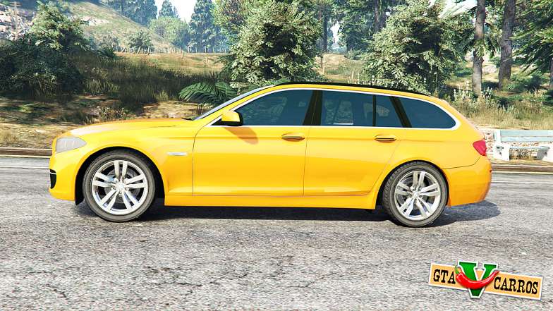 BMW 525d Touring (F11) 2015 (UK) v1.1 [replace] for GTA 5 - side view